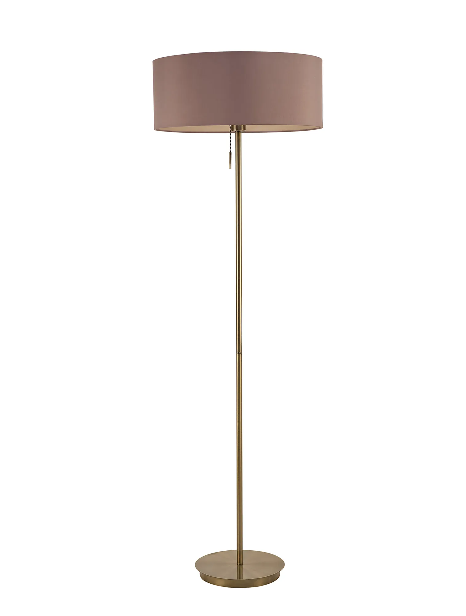 Baymont 50cm Pendant 1 Light Satin Nickel, Taupe/Halo Gold, Frosted Diffuser DK0305  Deco Baymont SN TA